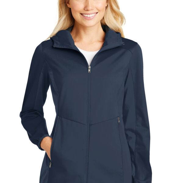 Ladies Active Hooded Soft Shell Jacket Thumbnail